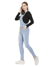 Load image into Gallery viewer, Women's Denim Dungaree - Morning Blue