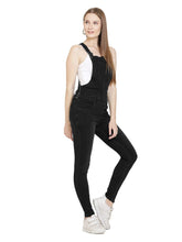 Load image into Gallery viewer, Women's Denim Dungaree - Black