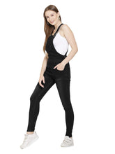 Load image into Gallery viewer, Women's Denim Dungaree - Black