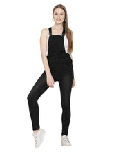 Load image into Gallery viewer, Women's Denim Dungaree - Black