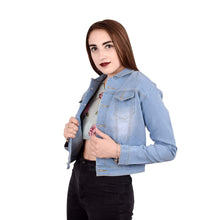 Load image into Gallery viewer, Women's Denim Jacket - Morning Blue