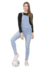 Load image into Gallery viewer, Women's Denim Dungaree - Morning Blue