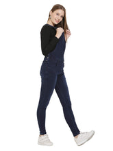 Load image into Gallery viewer, Women's Denim Dungaree - Dark Blue