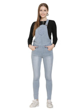 Load image into Gallery viewer, Women&#39;s Denim Dungaree - Grey