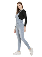 Load image into Gallery viewer, Women&#39;s Denim Dungaree - Grey