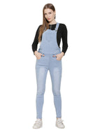 Women's Denim Dungaree - Morning Blue